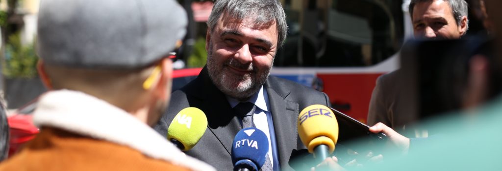 Rueda de prensa de la línea de Serradells